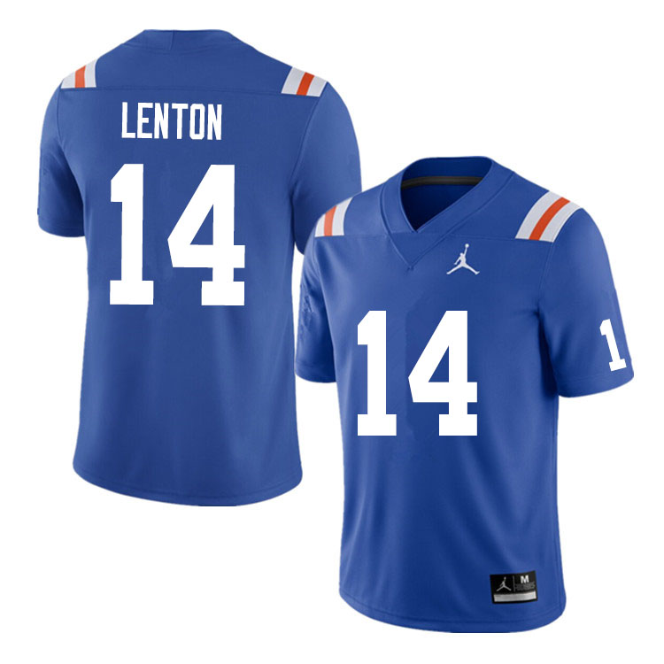 Men #14 Quincy Lenton Florida Gators College Football Jerseys Sale-Throwback